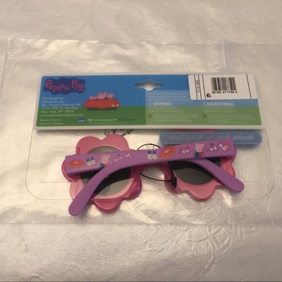 Peppa Pig Flower Sunglasses Pink Purple Kids - Picture 15 of 16